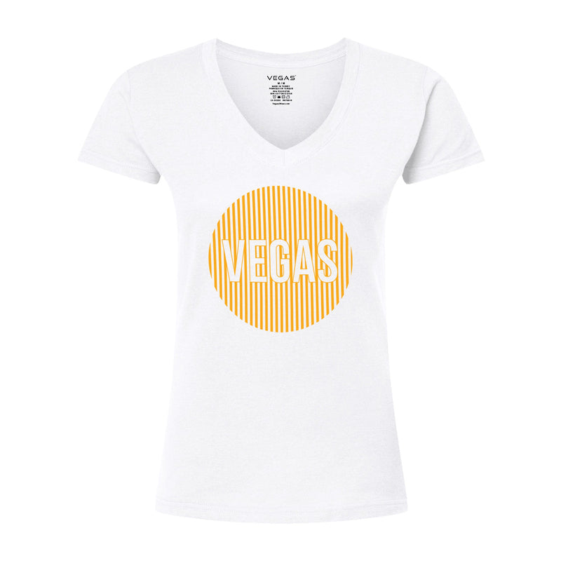VEGAS Women's V-Neck T-Shirt - VEG08 VEGAS®