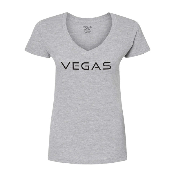 VEGAS Women's V-Neck T-Shirt - VEG12W VEGAS