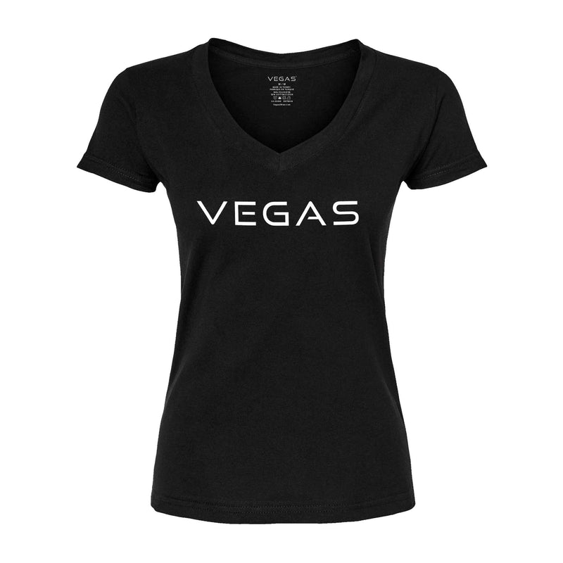 VEGAS Women's V-Neck T-Shirt - VEG12W VEGAS