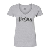 VEGAS Women's V-Neck T-Shirt - VEG24 VEGAS®