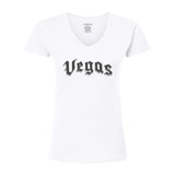 VEGAS Women's V-Neck T-Shirt - VEG24 VEGAS®