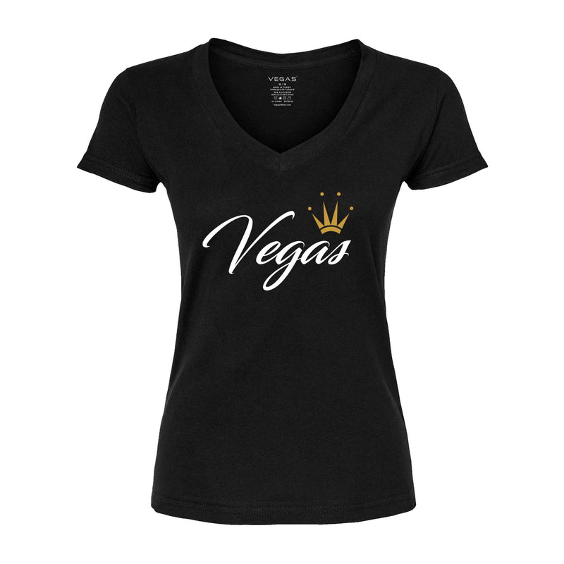 VEGAS Women's V-Neck T-Shirt - VEG25W VEGAS