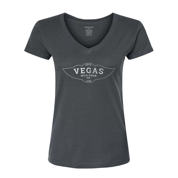 VEGAS Women's V-Neck T-Shirt - VEG26W VEGAS