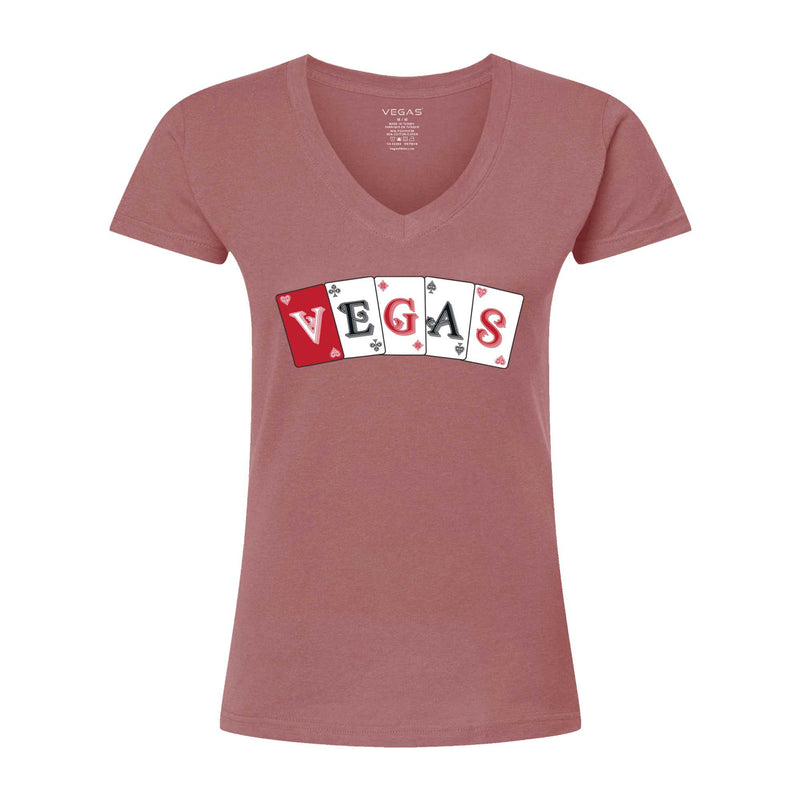 VEGAS Women's V-Neck T-Shirt - VEG36 VEGAS®